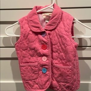 Girls corduroy vest